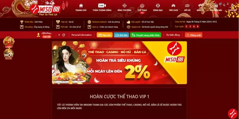 Những thế mạnh chỉ có tại Thể thao Miso88