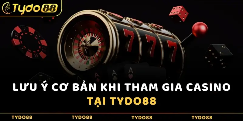 Lưu ý cơ bản khi tham gia Casino Tydo88
